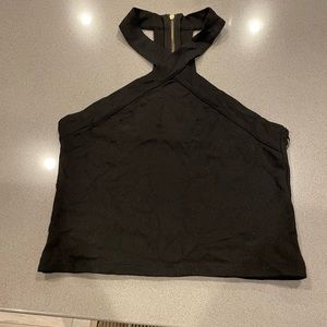 Black crop top